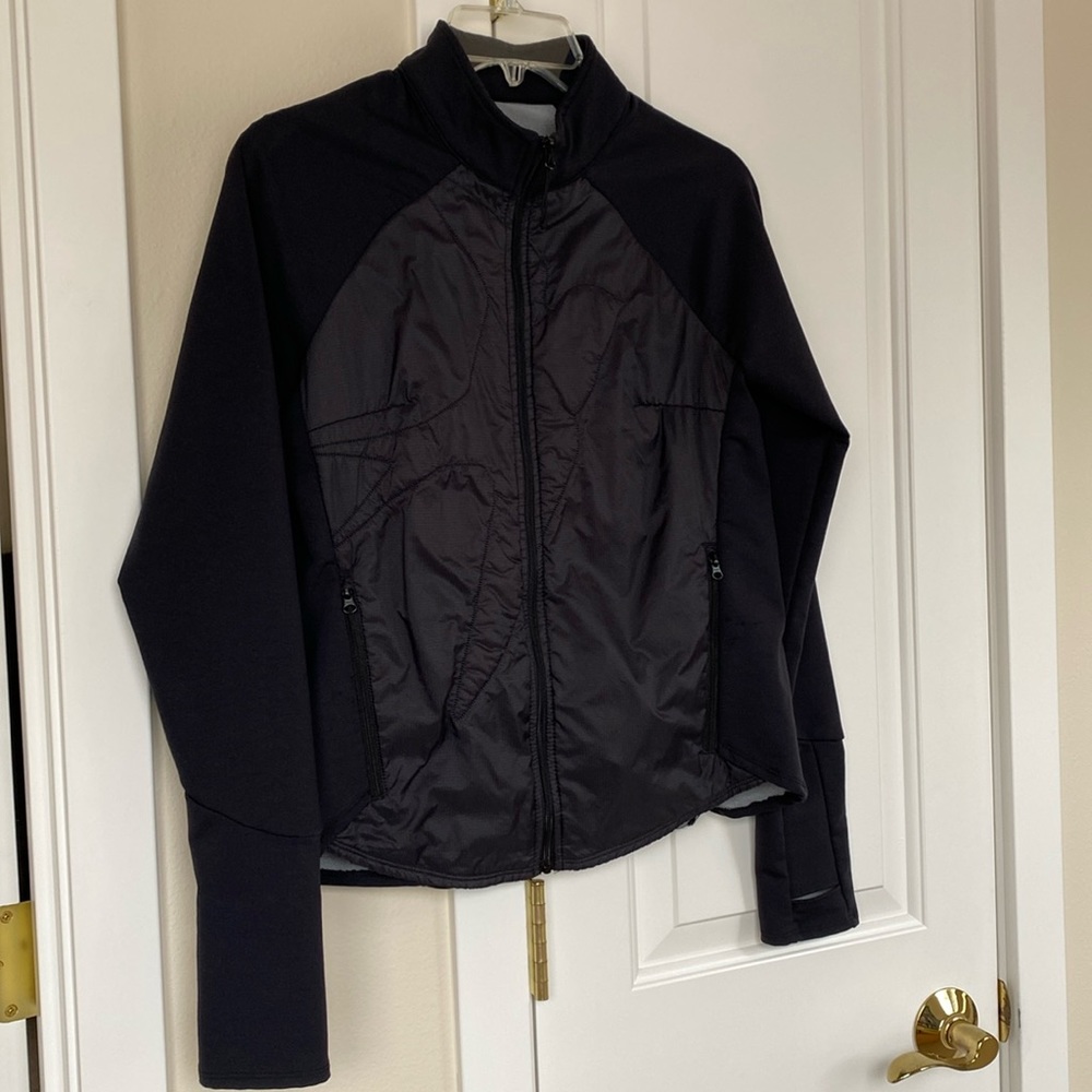 Oiselle Black Soft Shell Jacket Small
